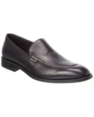 BOSS Derrek Leather Loafer - Black