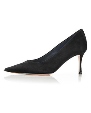 Marion Parke Classic Pump 70 Kitten Heel Pointed Toe Pumps - Black