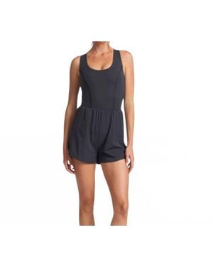 Thrive Societe Endure Run Short Performance Onesie - Blue