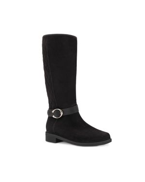 Ulan Waterproof Tall Riding Boots By - Black