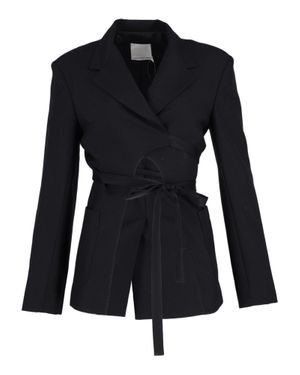 Christopher Esber Tie-Waist Blazer - Black