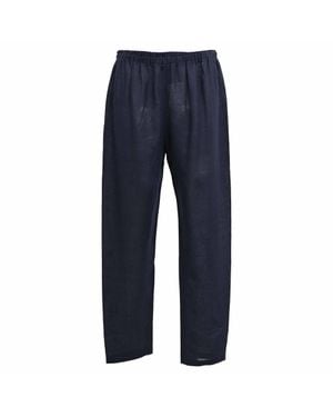 Mansur Gavriel Drawstring Straight Leg Pants - Blue
