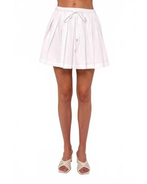 LOVE THE LABEL Ansleigh Mini Skirt - White