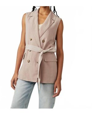Free People Olivia Vest - Brown