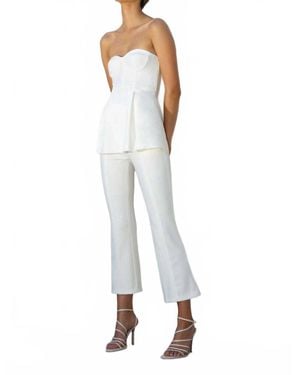 Misha Lorelei High Waist Pant - White