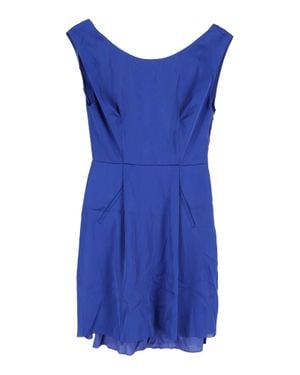 Acne Studios Betty Fluid Satin Mini Dress - Blue