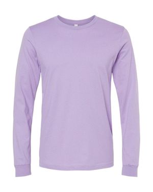 Bella Canvas Jersey Long Sleeve Tee - Purple