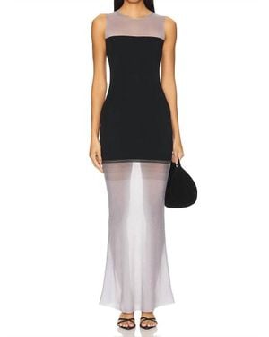 Karina Grimaldi Renata Knit Maxi Dress - Black