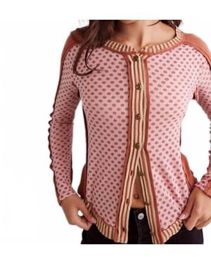 Free People Instant Classic Tee - Red