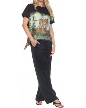 FLORA ASHLEY In And You Out Blouse - Black