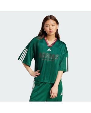 adidas Tiro Nations Pack Boyfriend Tee - Green