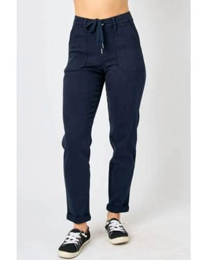 Judy Blue Saylor High Waist Pull On Jogger - Blue