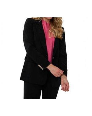 EsQualo Bergina Long Sleeve Blazer - Black