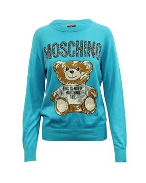 Moschino Teddy Bear Sweatshirt - Blue