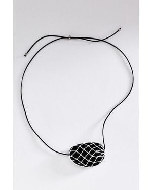 Heaven Mayhem Julia Net Necklace - White