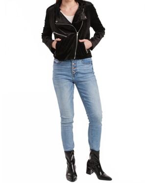 Another Love Tahani Velvet Jacket - Blue