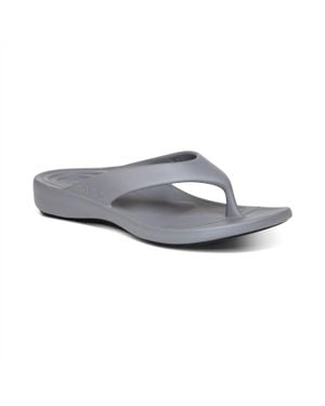 Aetrex Maui Sandal - Gray