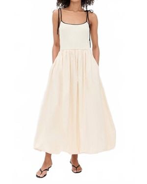 Line & Dot Jules Maxi Dress - Natural