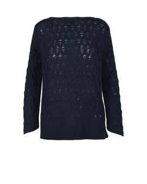 Malo Optimum Cashmere Wool Sweater - Blue