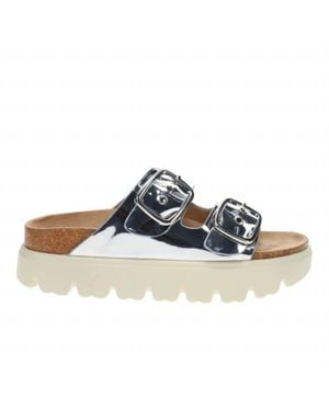 Hey Girl by Corkys Rumor Has It Footbed Sandals - Blue