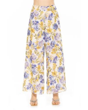 Alexia Admor Imogen Chiffon Pant - White