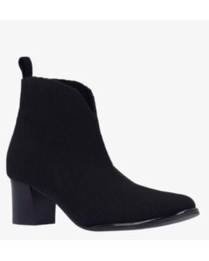 L'amour Des Pieds Phinn Stretch Knit Bootie - Blue