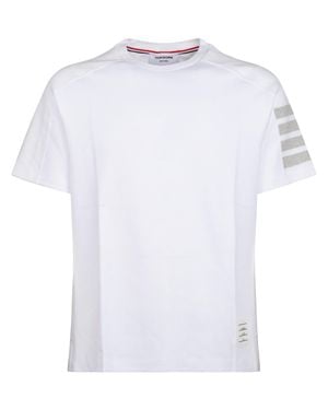 Thom Browne Minimalist Milano Cotton Tee - White