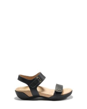 HALSA FOOTWEAR Dominica Sandals Leather Adjustable Strap Jobb1027 - White