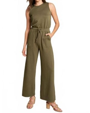 Davi & Dani Jordie Buttersoft Jumpsuit - Green