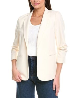 Jones New York Notch Collar Jacket - White