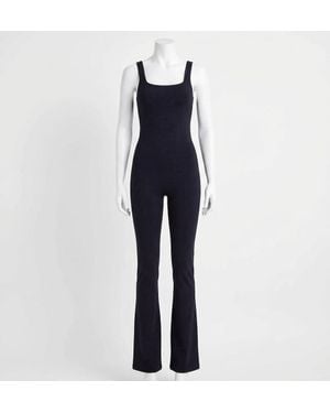 Spanx Shape Booty Boost Flare Jumpsuit - Blue