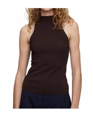 Maria McManus Mock Halter Neck Top - Black