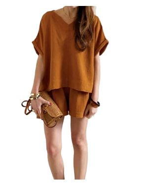 Beaumont Organic Gilma Shorts - Brown