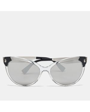 Versace Mirror Mod. 4338 Medusa Cat Eye Sunglasses - Metallic