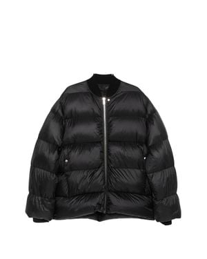 Rick Owens Classic Light Quilted Down Jacket - Black