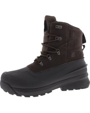 The North Face Chilkat V Lace-Up Suede Winter & Snow Boots - Black