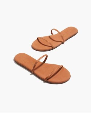 TKEES Gemma Classic Flat Sandals - White
