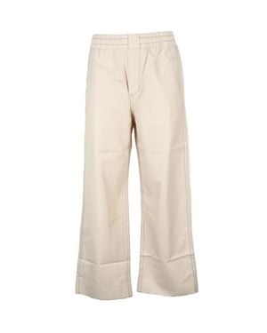 Sunnei Polyester Cotton Pants - Natural