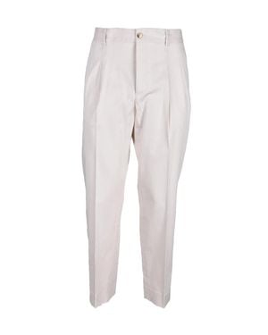 TRUE NYC Cotton Stretch Pants - White