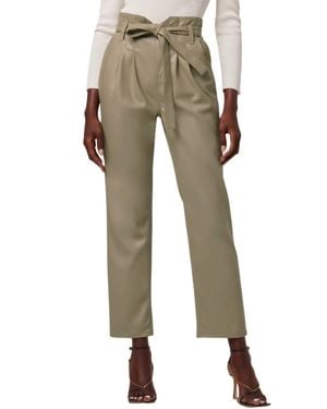Hudson Jeans Remi High Rise Paper Bag Ankle Pants - Natural