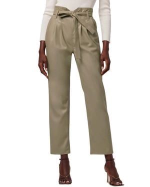Hudson Jeans Remi High Rise Paper Bag Ankle Pants - Natural