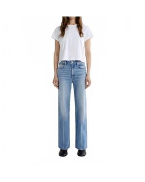 Agolde Harper Midrise Relax Straight Jeans - Blue