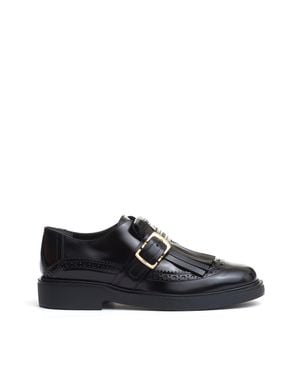 Casadei Ballerina Strass Strap - Black