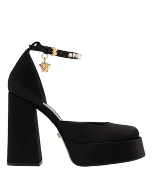 Versace Medusa Aevitas Platform Pumps - Black