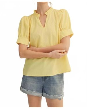 Jodifil Butter Me Up Top - Yellow