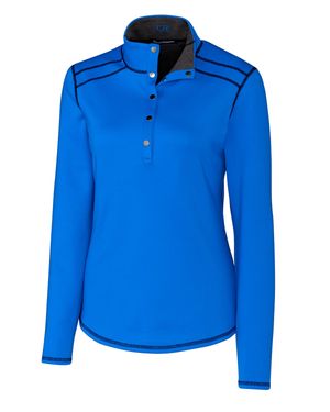 Cutter & Buck Ladies' Evergreen Reversible Overknit Jacket - Blue