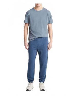 Vince Lightweight Fleece Jogger Pants - Blue