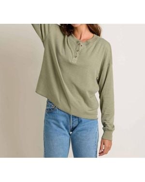Toad & Co. Nord Reversible Henley Top - Green