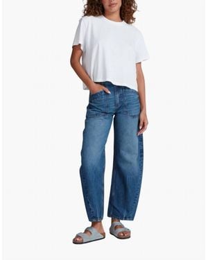 ASKK NY Twisted Barrel Jeans - Blue