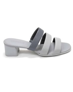 Camper Katie Heel Mule Sandals - Gray